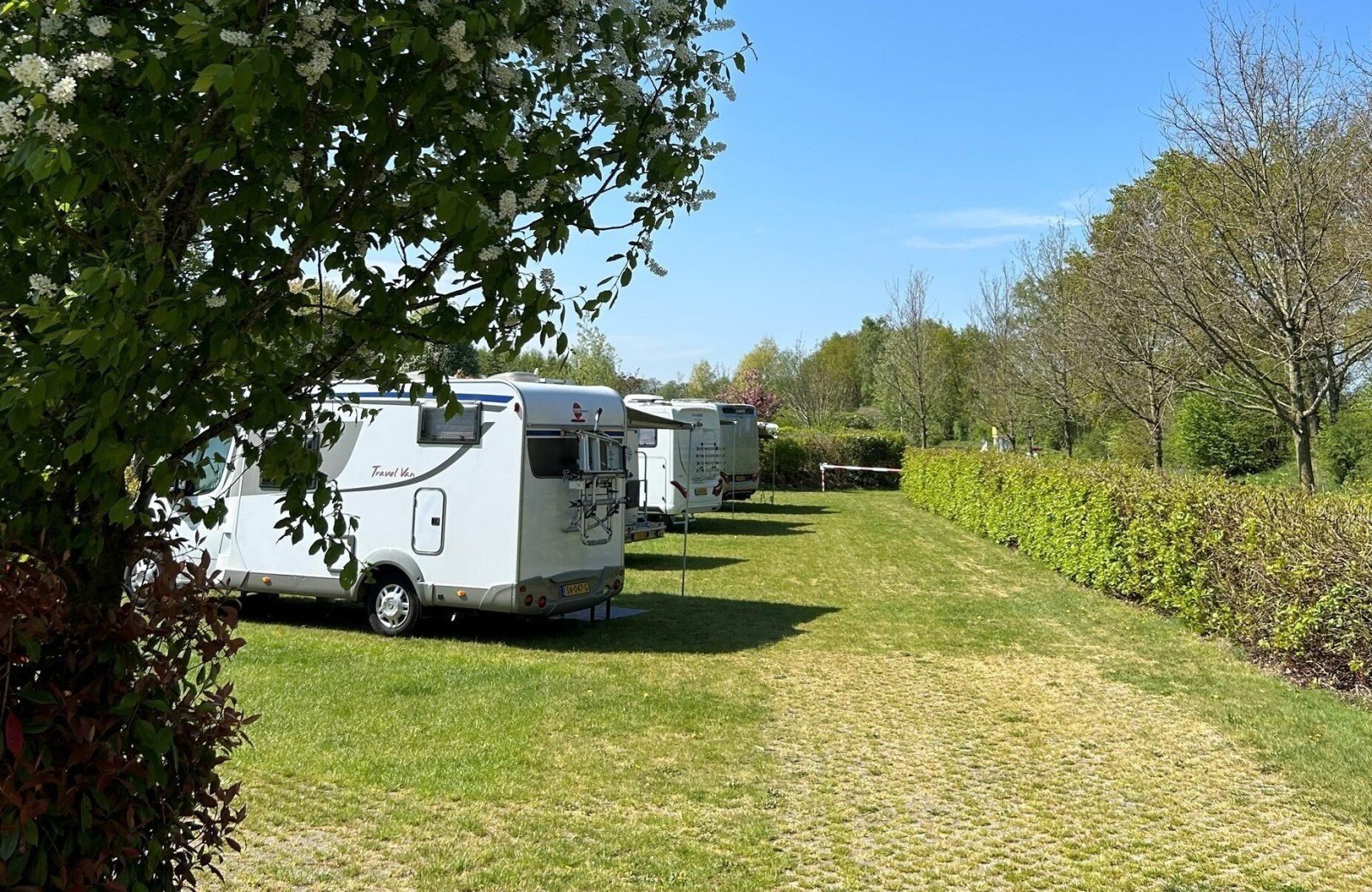 Camper camperplaats grebbelinie