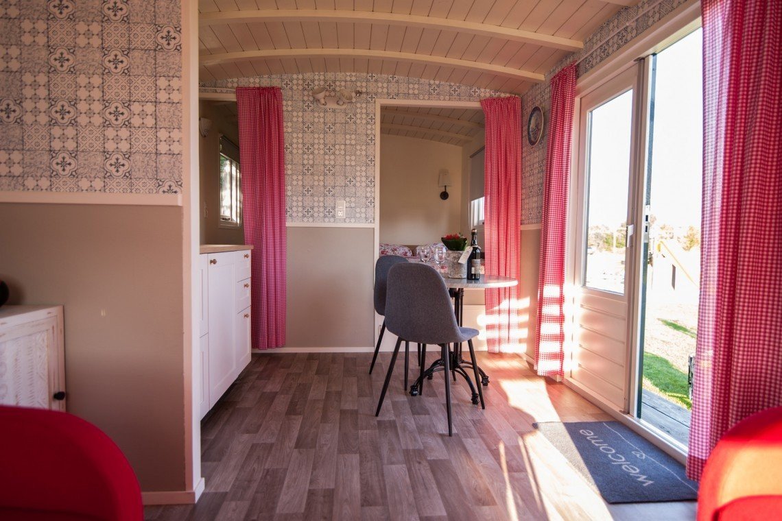 Pipowagen binnenkant