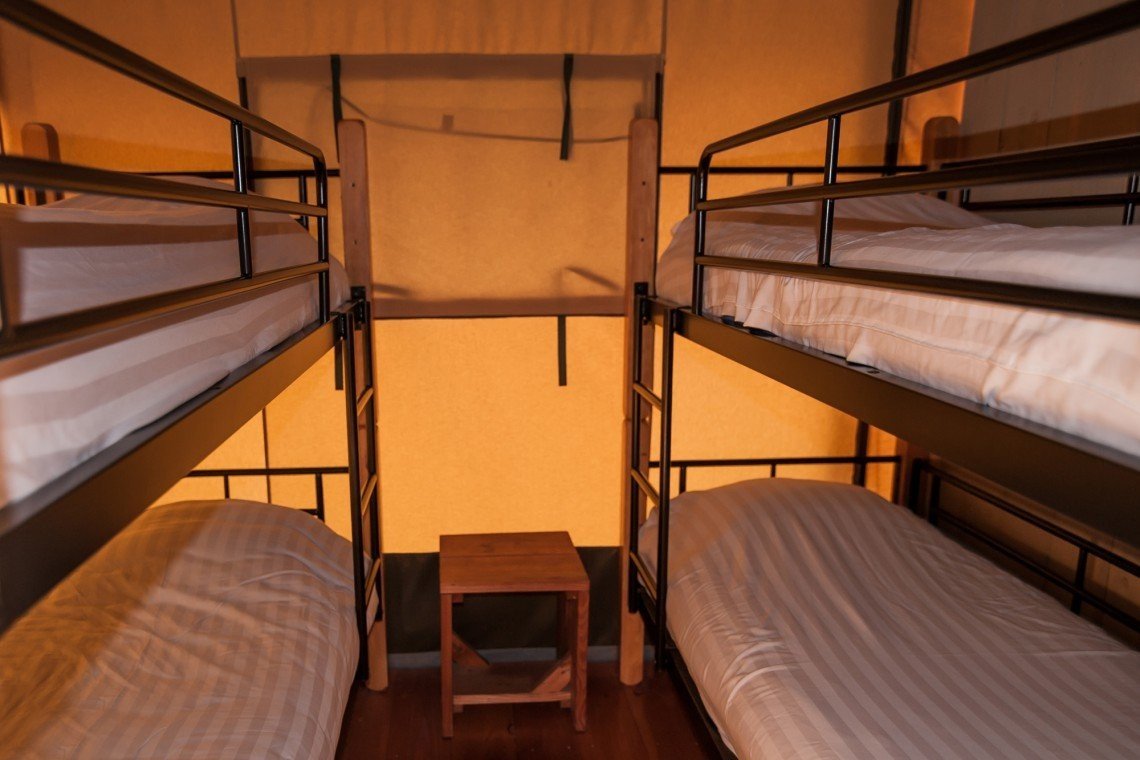 Safari lodge 6 personen beddden