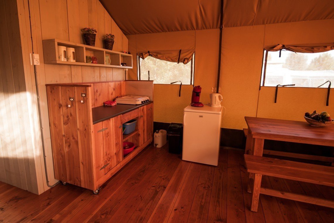 Safari lodge 6 personen keuken